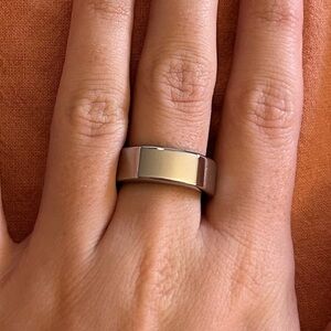 Silver heritage OURA ring, size 8